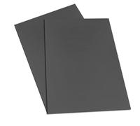 HEKOBAG Lot de 2 Feuille de Timbre en Caoutchouc, Feuilles de Tampon en Caoutchouc A4 30 x 21 cm, Feuille Tampon Laser 2,3 mm d'Épaisseur pour Gravure Laser (Gris)