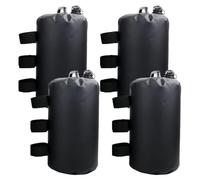 HEKOBAG Lot de 4 sacs de poids pour tonnelle - 40 kg - Portable - Coupe-vent - 10 l - Pour tente pop-up en plein air, auvents, tonnelles, poids de sable robuste
