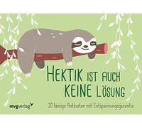 Hektik ist auch keine Lösung Lot de 20 cartes postales avec fermeture Éclair