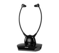 HEL DOLFIN L Casque TV sans Fil avec Assistant auditif spécial sénior - Noir