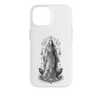 Hel Norse Underworld Goddess Raven Rune Mythologie Artwork Coque pour iPhone 14