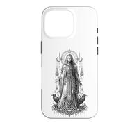 Hel Norse Underworld Goddess Raven Rune Mythologie Artwork Coque pour iPhone 16 Pro