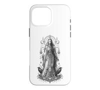 Hel Norse Underworld Goddess Raven Rune Mythologie Artwork Coque pour iPhone 16 Pro Max