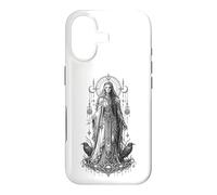 Hel Norse Underworld Goddess Raven Rune Mythologie Artwork Coque pour iPhone 17