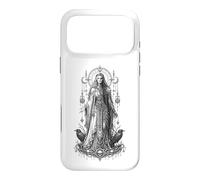 Hel Norse Underworld Goddess Raven Rune Mythologie Artwork Coque pour iPhone 17 Pro Max