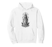 Hel Norse Underworld Goddess Raven Rune Mythologie Artwork Sweat à Capuche