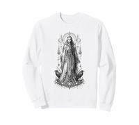 Hel Norse Underworld Goddess Raven Rune Mythologie Artwork Sweatshirt