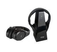 Casques TV & Hifi Sans Fil - CGV - PRELUDE 2 Duo - Noir - RCA, jack 3,5mm, OPTIQUE - 8h autonomie