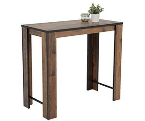 Hela Tische Deine Tante Emma Frieda Table De Bar en Bois Vieilli, Environ 120 x 108 x 58 cm