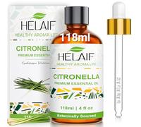 HELAIF Citronnelle de Java Oil 118ml - Natural Essential Oil - Steam Distilled - Ideal for Diffusers, Aromatherapy, and Home Fragrance