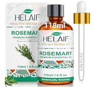 HELAIF Huile Essentielle de Romarin 118 ml, Pour Peau, Visage, Cheveux et Ongles,Aromathérapie, Diffuseur, Massage, Fabrication de gies et Soins Maison