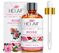 HELAIF Huile Essentielle de Rose 118ml - 100% Naturelle,Qualité Aromathérapie - Idéale pour Diffuseur, Massage, Relaxation & Bien-Être - Parfum Floral Apaisant - Usage Externe Uniquement
