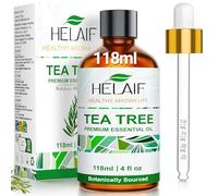 HELAIF Huile Essentielle de Tea Tree 118 ml - Arôme végétal frais pour diffuseur, ambiance maison, massage dilué, aromathérapie, projets DIY, bougies parfumées et usage domestique