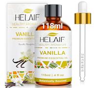 HELAIF Huile Essentielle de Vanille Naturelle 118 ml -Cosmétique et Aromathérapie - Diffuseur, Massage et Maison - Usage Externe Uniquement