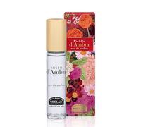 Helan, Ambre Rouge - Parfum Femme Enveloppant avec des amandes douces, Eau de Parfum Fruité Ambre Boisé, Parfum Femme avec des notes équilibrées sucrées et épicées, Parfum Fabriqué en Italie, 10 ml