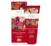 Helan, Ambre Rouge - Shampoing naturel et bain moussant corps et cheveux, gel douche parfumé et nourrissant à la vitamine C et aux amandes, gel nettoyant doux et antioxydant, bain moussant 200 ml