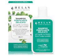 Helan Capelvenere - Shampooing Purifiant Doux pour Cheveux avec Pellicules Seches et Cuir Chevelu Sensible, Purifie avec Bardane et Sauge Bio - Protection Purifiante Naturelle, Made in Italy, 200 ml