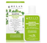 Helan Capelvenere - Shampooing Seboregulateur Doux Sans Huile pour Cheveux Gras, Purifie avec Ortie, Lierre et Arbre a The Bio - Protection Seboregulatrice, Made in Italy, 200 ml