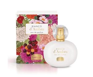 Helan, Collana d'Ambra - Parfum Femme et Homme Sensuel, Eau De Parfum de Longue Durée avec 4-5 Heures de Fragrance - Parfums Femmes et Hommes aux Notes Ambrées et Talquées, 50 ml, Made in Italy