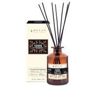 Helan Cuoio e Tabacco - Parfum d'ambiance, Parfum d'ambiance avec bâtonnets diffuseurs d'encens et de Safran, Idées Cadeaux Déodorant et Parfum d'ambiance 200 ML, Parfums Made in Italy