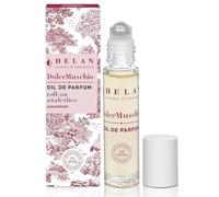 Helan Dolce Muschio - Huile de parfum pour femme Roll-on concentrée, sans alcool, longue durée, avec vitamines C, E et huile d'amande douce - Idées cadeaux de voyage, fabriquées en Italie, 10 ml