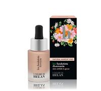 Helan, Fond de teint Bio Illuminateur, Effet glowling, texture hyperfluide et légère, convient à tous les types de peau, couleur Medium