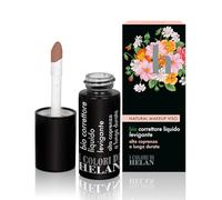 Helan I Colori di Helan - Bio Correcteur Yeux et Visage Liquide Effet Moyen Fond de Teint Professionnel Couvrant, Maquillage avec Vitamine E Beurre de Karité Huile de Jojoba Longue Durée 9 ml