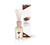 Helan, I Profumi Della Casa, Parfum Maison Avec Batonnets Diffuseur Parfum, Fragrance Cacao Et Gingembre - Diffuseur Parfum Maison Aux Notes Orientales, Idéal Comme Cadeau Noel, 250 Ml - Made In Italy