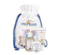 Helan ligne pour enfants - Kit de bain et de change pour nouveau-né | Coffret mini contenant 60 ml de gel douche, 25 g de pâte protectrice et 30 ml de crème émolliente, Vegan, fabriqué en Italie