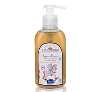 Helan, Linea Bimbi Bio, Savon Liquide Mains, Visage et Corps avec Doseur - Nettoyant Visage et Corps Bebe et Enfant Parfumé et Doux pour Peau Sensible, Naturel avec Calendula et Camomille, 300 ml