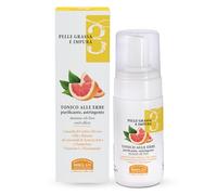 Helan Linea Viso 3 - Lotion Tonique Visage Astringent Pour les Pores et Purifiant, pour Peau Grasse et Impure, Mousse Visage aux Herbes avec Cannelle et Huiles - Skincare, Made in Italy, 100 ml