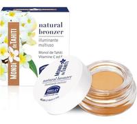 Helan Monoi de Tahiti - Bronzer Naturel, Illuminateur Multi-Usage Effet Sun Kissed avec Vitamines C et E, Texture Crémeuse Facile à Estomper - Maquillage Femme, 3,5 ml, fabriqué en Italie