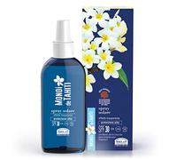 Helan, Monoï de Tahiti - Crème Solaire 30 Spray Corps Transparent avec Huile de Coco Beurre de Karité Vitamine E, Protection Solaire 30 SPF Moyenne sans Graisse ni Tache contre UVA Made in Italy 150ml