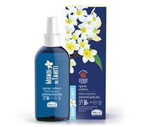 Helan, Monoï de Tahiti - Crème Solaire 50+ Spray Corps Transparent avec Huile de Coco, Beurre de Karité et Vitamine E, Protection Solaire 50+ SPF Très Haute sans Graisse ni Tache Made in Italy, 150 ml