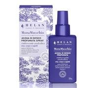 Helan Mora Moss - Eau de forêt parfumée en spray rafraîchissant sans alcool pour le visage, le corps et les cheveux, avec myrtilles de mûres et thé, vitamine C - 100 ml, fabriqué en Italie