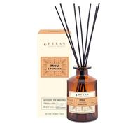 Helan Mou et Popcorn - Rafraîchisseur d'air, parfum d'ambiance au lait concentré, amande, pêche, idées cadeaux désodorisantes et parfums d'ambiance 200 ml, Made in Italy