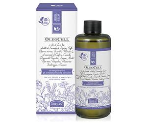 Helan, Oleocell, Huile de massage pour le drainage lymphatique, Huile corporelle pour la cellulite, 200 mL