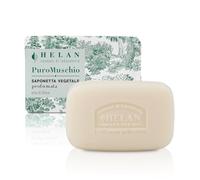 Helan Puro Muschio - Savon Solide pour les Mains, Nettoyant Naturel Doux pour l'Hygiène des Mains - Savon Parfumé Délicat et Nourrissant Fabriqué en Italie, 100 gr