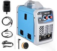 Helangel Poste à Souder, 200A 220V ARC/MIG/TIG Poste a Souder Machine, poste à souder numérique 3 en 1, IGBT Inverter Soudeuse d'inverseur Machine Soudeur Portable