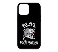 Hélas, Poor Yorick Possum & Skull William Shakespeare Hamlet Coque pour iPhone 12 Pro Max