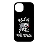 Hélas, Poor Yorick Possum & Skull William Shakespeare Hamlet Coque pour iPhone 13