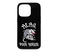 Hélas, Poor Yorick Possum & Skull William Shakespeare Hamlet Coque pour iPhone 13 Pro