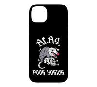Hélas, Poor Yorick Possum & Skull William Shakespeare Hamlet Coque pour iPhone 14 Plus