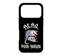 Hélas, Poor Yorick Possum & Skull William Shakespeare Hamlet Coque pour iPhone 17 Pro