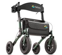 Helavo déambulateur 4 roues pour l'extérieur avec pneus à air - 136 kg max