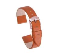 HELBAY Bracelet de montre en cuir pour homme, 12/14/16/18/20/22 mm, blanc/noir, accessoires de remplacement pour bracelet.,Brun clair Rg,22 mm