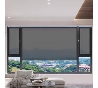 HELCEKOU Adjustable One-Way Mirror Shades: Spring-Loaded Roller Design Stops at Any Height 0-59/79 inches Instantly Switch Between Full Privacy and Outdoor Views - Perfect for Dynamic Office Spaces