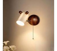 HELCEKOU Applique Murale LED orientable - Lampe décorative rotative avec Interrupteur, Applique Moderne pour Chambre d'enfant