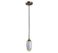 HELCEKOU Lampe Suspendue en Cristal, Petite Lampe décorative d'intérieur, Boule LED personnalisée, Durable et antirouille, Tout en cuivre, Lustre de Plafond, Lampe de Chevet, décoration désintéressée