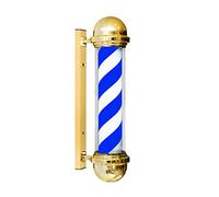 HELCEKOU Panneau Lumineux pour enseigne de barbier, Bandes LED dorées étanches pour Boutique, économie d'énergie, enseigne rotative Murale (D)